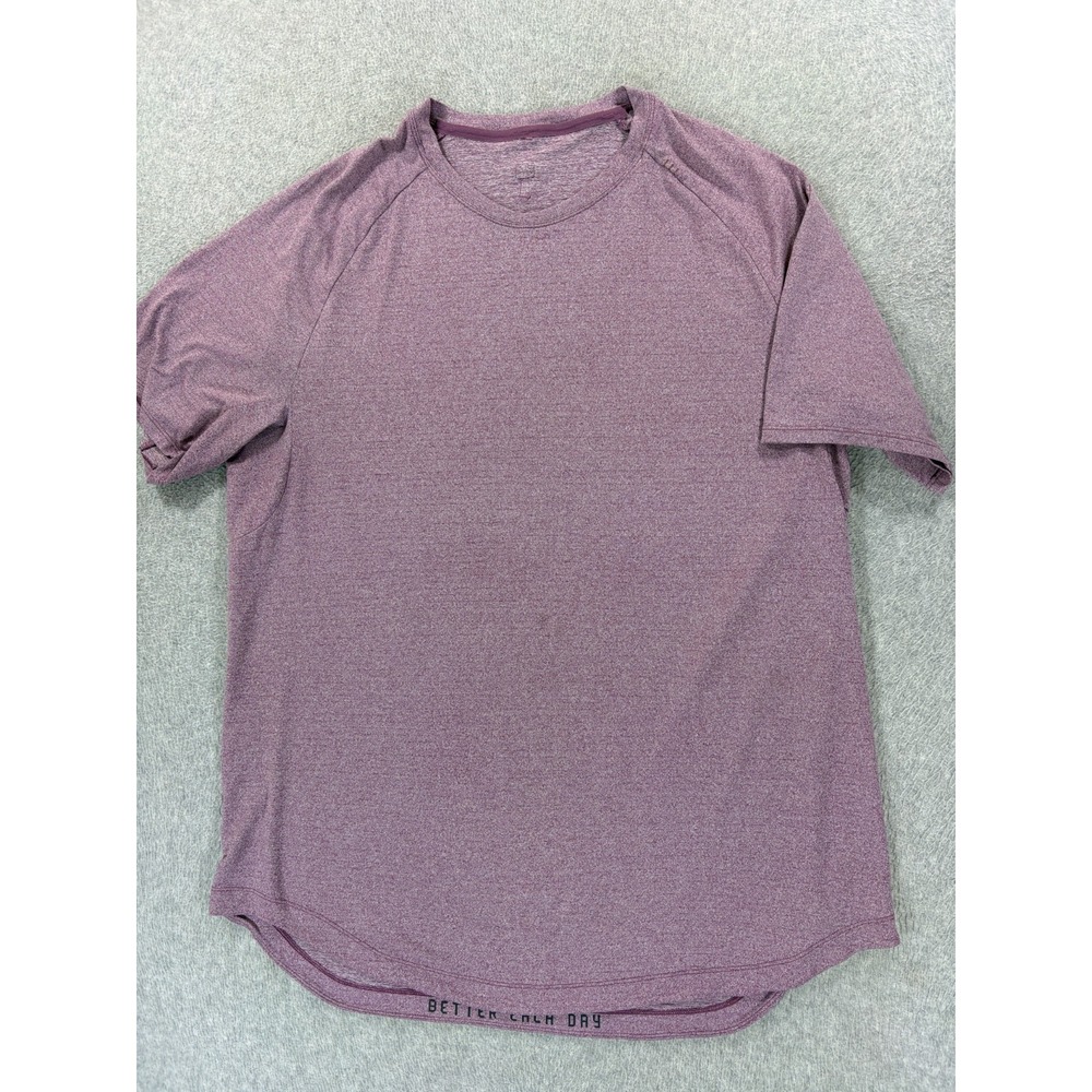 Lululemon Performance Short Sleeve TECH Crew Shirt (Men's 2XL) Purple